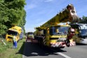 LKW in Boeschung A 3 Rich Frankfurt Hoehe Roesrath Lohmar P002